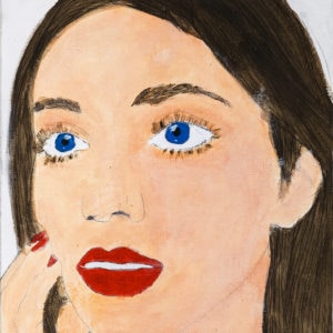 Antonio Minervini-JULIA #2 - girl with red lipstick