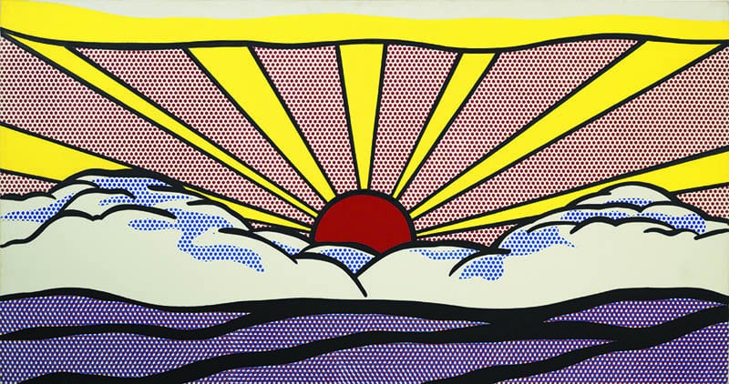 Pop Art - Roy Lichtenstein. Sunrise, 1965